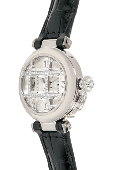 Pasha de Cartier White Gold and Stainless Steel Automatic