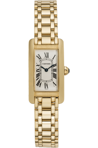 Tank Americaine Yellow Gold Quartz