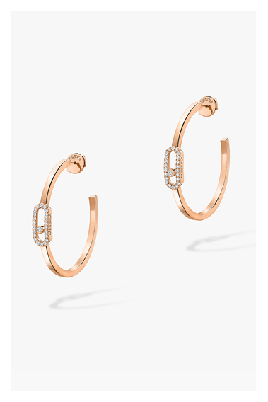 Move Uno PM Hoops in Pink Gold