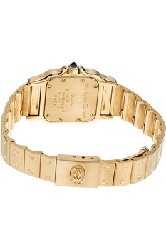 Santos Galbee Moonphase Yellow Gold Quartz