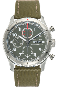 Aviator 8 Curtiss Warhawk Chronograph Stainless Steel Automatic