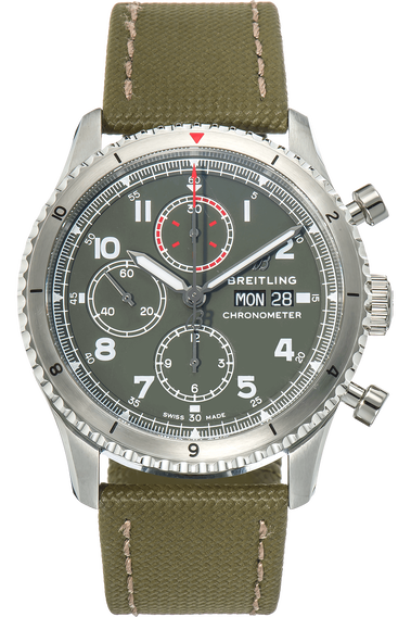 Aviator 8 Curtiss Warhawk Chronograph Stainless Steel Automatic