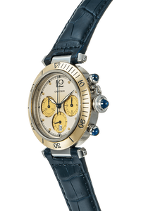Pasha Chronograph Yellow Gold and Stainless Steel Quartz