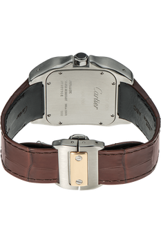 Santos 100 Yellow Gold and Stainless Steel Automatic