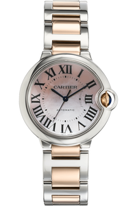 Ballon Bleu Rose Gold and Stainless Steel Automatic