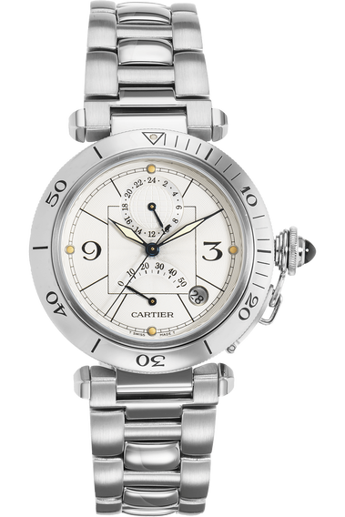 Pasha GMT Power Reserve Stainless Steel Automatic