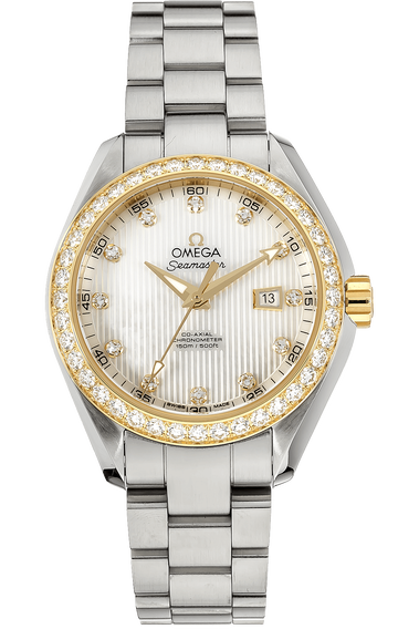 Seamaster Aqua Terra Co-Axial Yellow Gold and Stainless Steel Automatic