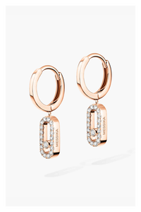 Move Uno Hoops in Pink Gold