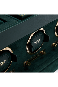 British Racing Triple Watch Winder with Storage