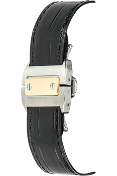 Santos 100 Yellow Gold and Stainless Steel Automatic