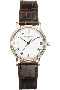 Calatrava Reference 3802 White Gold Automatic
