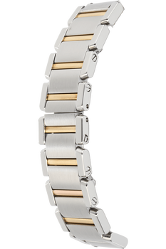 Tank Francaise Yellow Gold and Stainless Steel Quartz