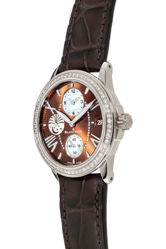 Double Time Zone White Gold Automatic