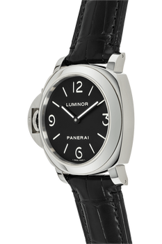 Pre Owned Panerai Luminor Base Left Handed Stainless Steel Manual