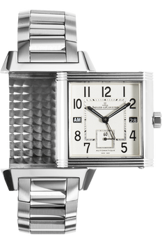 Reverso Squadra Hometime Stainless Steel Automatic