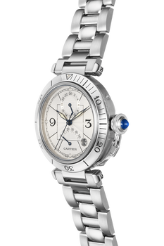 Pasha GMT Power Reserve Stainless Steel Automatic