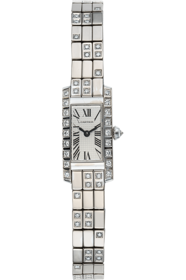 Lani&egrave;res Tank Allong&eacute;e White Gold Quartz