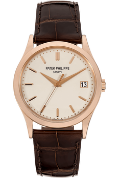 Pre Owned Patek Philippe Calatrava Reference 5296 Rose Gold Automatic