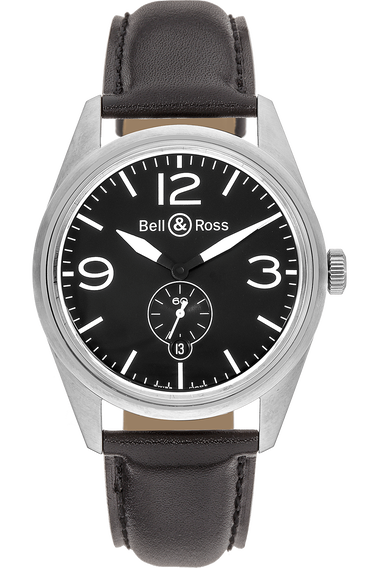 BR 123 Original Black Stainless Steel Automatic