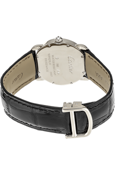 Ronde Louis Cartier White Gold Quartz