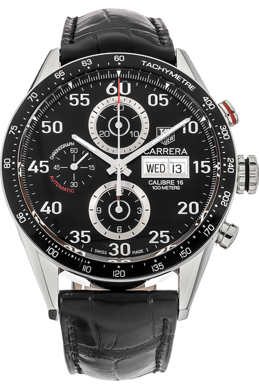 Carrera Calibre 16 Day-Date Chronograph Stainless Steel
