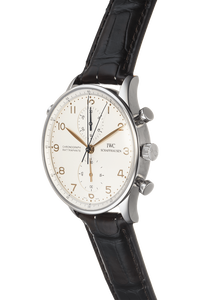 Portuguese Rattrapante Chronograph Stainless Steel Manual