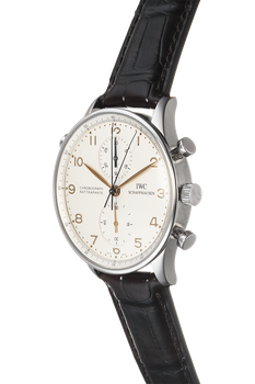 Portuguese Rattrapante Chronograph Stainless Steel Manual