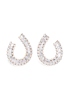 Baguette Love Earrings