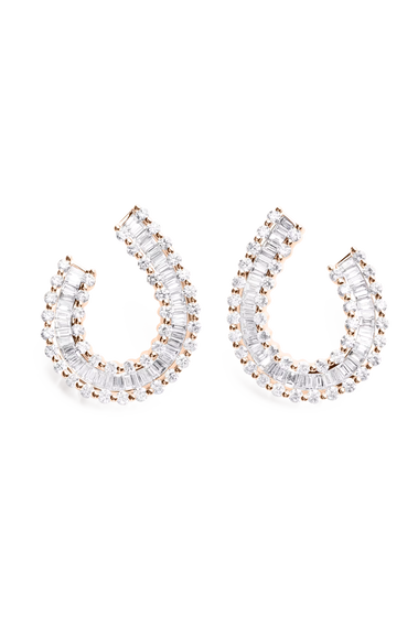 Baguette Love Earrings