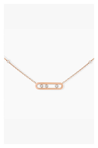 Baby Move Pendant in Pink Gold