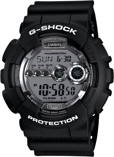 G Shock GD100BW 1