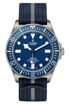Tudor pelagos blue rubber strap on sale