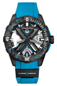 Diver X Skeleton Azure 44mm Titanium