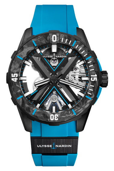 Diver X Skeleton Azure 44mm Titanium