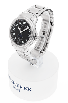 Leman Complete Calendar Moonphase Stainless Steel Automatic