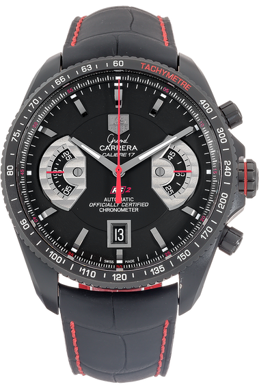 Pre-Owned TAG Heuer PVDGrand Carrera Calibre 17 RS2 Chronograph Automatic  (CAV518B)