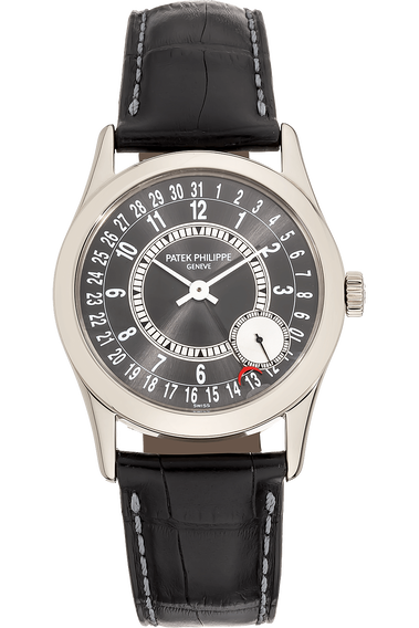 Calatrava Reference 6000 White Gold Automatic