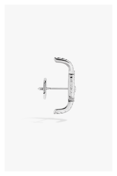 Move Uno Single Earring in White Gold