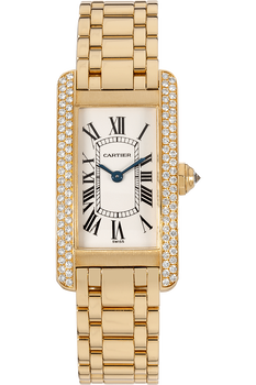 Tank Americaine Yellow Gold Quartz