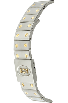 Santos Yellow Gold and Stainless Steel Quartz
