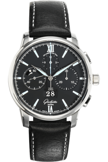 Senator Chronograph Panorama Date Stainless Steel Automatic