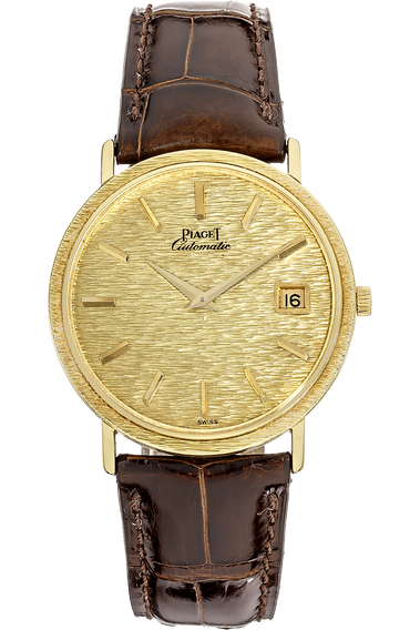 Depose Circa 1980s Yellow Gold Automatic