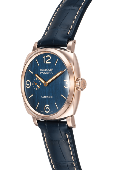Radiomir 1940 3 Days Bucherer Blue Edition Rose Gold Automatic