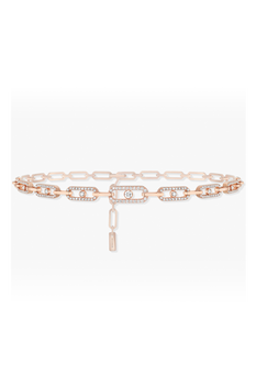 Move Link Multi Choker in Pink Gold