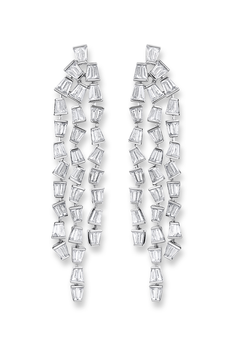 Rock Diamonds Chandelier Earrings
