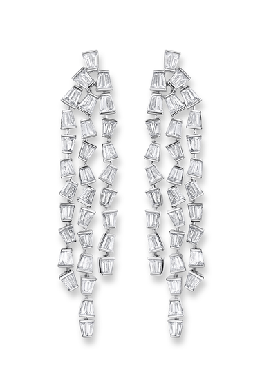 Rock Diamonds Chandelier Earrings