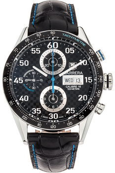 Carrera Calibre 16 Day-Date Chronograph Stainless Steel Automatic