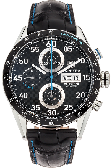 Carrera Calibre 16 Day-Date Chronograph Stainless Steel Automatic