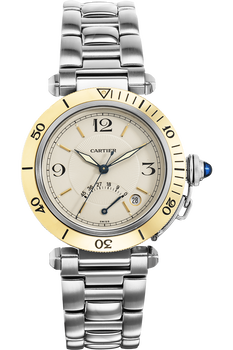 Pasha Diver Power Reserve Yellow Gold and Stainless Steel Automatic