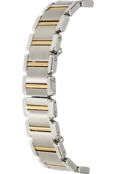 Tank Francaise Yellow Gold and Stainless Steel Quartz